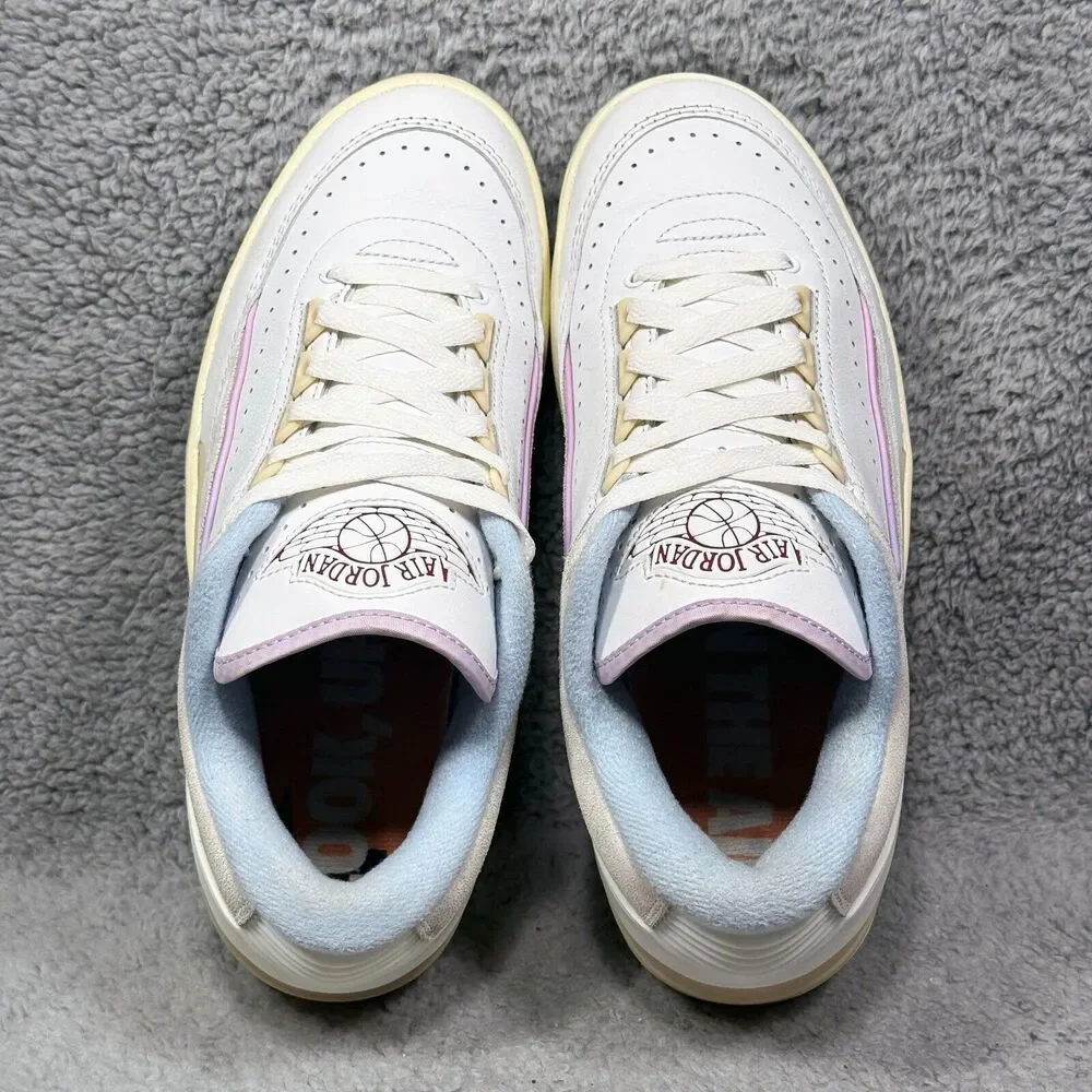 Air Jordan 2 Low Look Up In The Air Low Womens Size 9 Shoes Summit White Blue - Picture 5 of 9